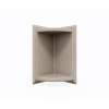 Corner Soap Dish in Limestone, SS07211.218