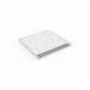 38 x 38 Performix Alcove ADA Shower Pan with Center Drain in Ice, ST03838.130