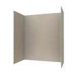 30 x 62 x 72 Swanstone(R) Traditional Subway Tile Glue up Tub Wall Kit in Limestone, TSMK723062.218