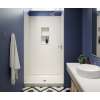 32 x 62 x 72 Swanstone(R) Traditional Subway Tile Glue up Tub Wall Kit in Coastal Sands, TSMK723262.013