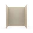 34 x 42 x 72 Swanstone(R) Traditional Subway Tile Glue up Bathtub and Shower Wall Kit in Coastal Sands, TSMK723442.013