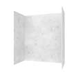 34 x 42 x 72 Swanstone(R) Traditional Subway Tile Glue up Bathtub and Shower Wall Kit in Carrara, TSMK723442.221