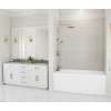 34 x 42 x 72 Swanstone(R) Traditional Subway Tile Glue up Bathtub and Shower Wall Kit in Birch, TSMK723442.226