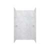 34 x 62 x 72 Swanstone(R) Traditional Subway Tile Glue up Tub Wall Kit in Ice, TSMK723462.130