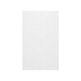 TSMK-7236-1 36 x 72 Swanstone(R) Traditional Subway Tile Glue up Bathtub and Shower Single Wall Panel in Carrara