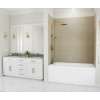 36 x 36 x 72 Swanstone(R) Traditional Subway Tile Glue up Bathtub and Shower Wall Kit in Limestone, TSMK723636.218