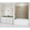 42 x 62 x 72 Swanstone(R) Traditional Subway Tile Glue up Bathtub and Shower Wall Kit in Limestone, TSMK724262.218