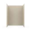 30 x 62 x 84 Swanstone(R) Traditional Subway Tile Glue up Shower Wall Kit in Coastal Sands, TSMK843062.013