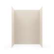 32 x 62 x 84 Swanstone(R) Traditional Subway Tile Glue up Shower Wall Kit in Mountain Mist, TSMK843262.141