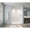 34 x 42 x 84 Swanstone(R) Traiditional Subway Tile Glue up Shower Wall Kit in White, TSMK843442.010