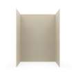 34 x 42 x 84 Swanstone(R) Traiditional Subway Tile Glue up Shower Wall Kit in Coastal Sands, TSMK843442.013