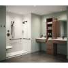 34 x 62 x 84 Swanstone(R) Traditional Subway Tile Glue up Shower Wall Kit in Coastal Sands, TSMK843462.013