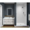 34 x 62 x 84 Swanstone(R) Traditional Subway Tile Glue up Shower Wall Kit in Ice, TSMK843462.130