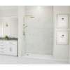 36 x 36 x 84 Swanstone(R) Traditional Subway Tile Glue up Shower Wall Kit in Carrara, TSMK843636.221