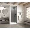 36 x 50 x 84 Swanstone(R) Traditional Subway Tile Glue up Shower Wall Kit in Ash Gray, TSMK843650.203