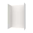 30 x 62 x 96 Swanstone(R) Traditional Subway Tile Glue up Shower Wall Kit in White, TSMK963062.010