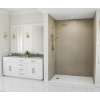 34 x 42 x 96 Swanstone(R) Traditional Subway Tile Glue up Shower Wall Kit in Limestone, TSMK963442.218