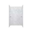 34 x 62 x 96 Swanstone(R) Traditional Subway Tile Glue up Shower Wall Kit in Ice, TSMK963462.130