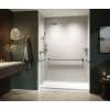 34 x 62 x 96 Swanstone(R) Traditional Subway Tile Glue up Shower Wall Kit in Mountain Mist, TSMK963462.141