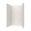 36 x 50 x 96 Swanstone(R) Traditional Subway Tile Glue up Shower Wall Kit in White, TSMK963650.010