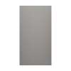 50 x 96 Swanstone(R) Traditional Subway Tile Glue up Bathtub and Shower Single Wall Panel in Ash Gray, TSMK9650.203