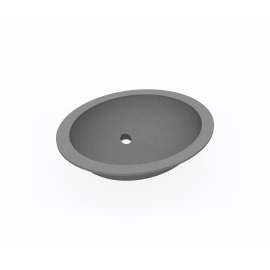 UL-1613 13 x 16 Swanstone(R) Undermount Single Bowl Sink in Ash Gray