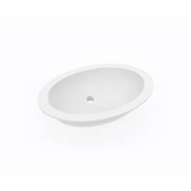 13 x 19 Swanstone(R) Undermount Single Bowl Sink in White, UL01913.010