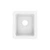 13 x 15 Swanstone(R) Undermount Entertainment Sink in White, US01513SB.010