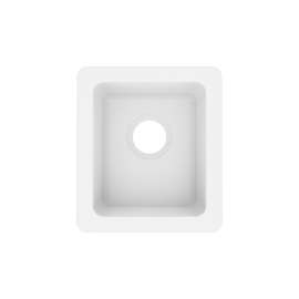 13 x 15 Swanstone(R) Undermount Entertainment Sink in White, US01513SB.010