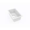 11 x 17 Swanstone(R) Undermount Single Bowl Sink in White, US01711SB.010