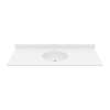 Ellipse 22 x 55 Single Bowl Vanity Top in White, VC02255.010