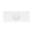 Ellipse 22 x 55 Single Bowl Vanity Top in White, VC02255.010