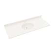 Ellipse 22 x 55 Single Bowl Vanity Top in Bisque, VC02255.018