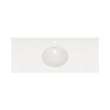 Ellipse 22 x 55 Single Bowl Vanity Top in Carrara, VC02255.221