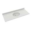 Ellipse 22 x 55 Single Bowl Vanity Top in Birch, VC02255.226