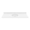 Ellipse 22 x 61 Single Bowl Vanity Top in White, VC02261.010