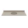 Ellipse 22 x 61 Single Bowl Vanity Top in Limestone, VC02261.218