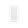 32 x 32 Veritek(TM) Pro Alcove Center Drain Four-Piece Shower in White, VP3232CS.010