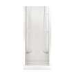 32 x 32 Veritek(TM) Pro Alcove Center Drain Four-Piece Shower in White, VP3232CSA.010