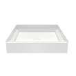 Veritek(TM) Pro Alcove Shower Pan with Center Drain in White, VP3636CPAN.010