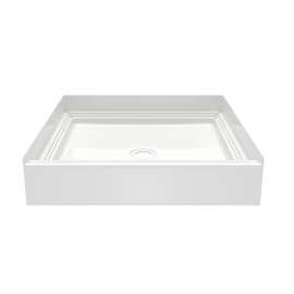 Veritek(TM) Pro Alcove Shower Pan with Center Drain in White, VP3636CPANNS.010