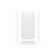 36 x 36 Veritek(TM) Pro Alcove Center Drain Four-Piece Shower in White, VP3636CSA.010