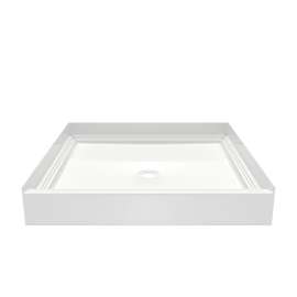 Veritek(TM) Pro Alcove Shower Pan with Center Drain in White, VP4242CPANNS.010