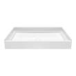 Veritek(TM) Pro Alcove Shower Pan with Center Drain in White, VP4834CPAN.010