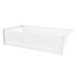 Veritek(TM) Pro Alcove Shower Pan with Center Drain in White, VP4834CPAN.010