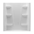 60 x 30 Veritek(TM) Pro Alcove Right Hand Drain Four Piece Shower in White, VP6030CSAR.010