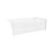 (AFR) 60 x 30 Veritek(TM) Pro Bathtub with Left Hand Drain in White, VP6030CTML.010