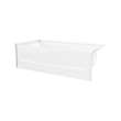 (AFR) 60 x 30 Veritek(TM) Pro Bathtub with Right Hand Drain in White, VP6030CTMR.010