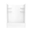 60 x 30 Veritek(TM) Pro Alcove Right Hand Drain Four Piece Tub Shower in White, VP6030CTS2AR.010