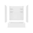 60 x 30 Veritek(TM) Pro Alcove Left Hand Drain Four Piece Tub Shower in White, VP6030CTS2L.010